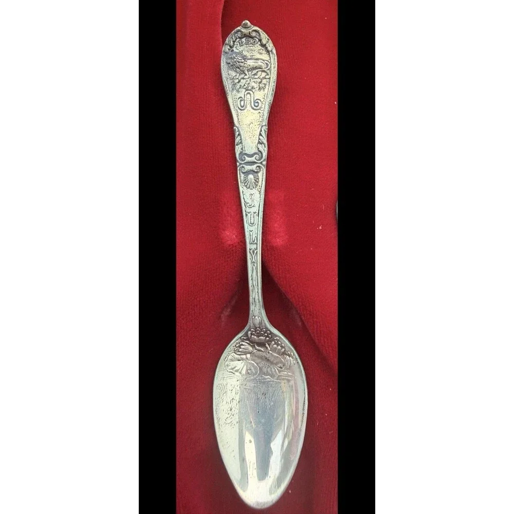 Spoons Gorham Sterling Silver 925 1894 Zodiac Demitasse Spoons Full Set Of 12